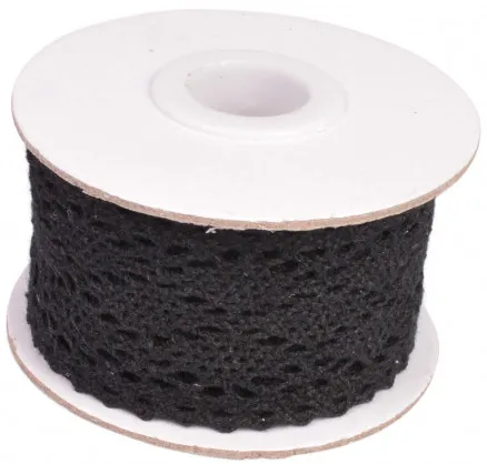 Infinity Hearts Blonde/Blondebånd Sort 42mm 2,5m